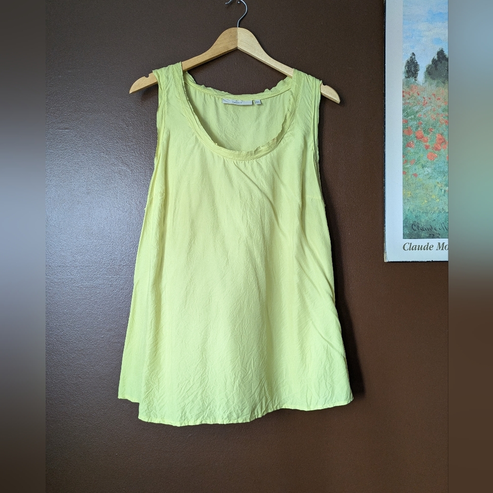 100% Silk NWT Sejour Green Cami